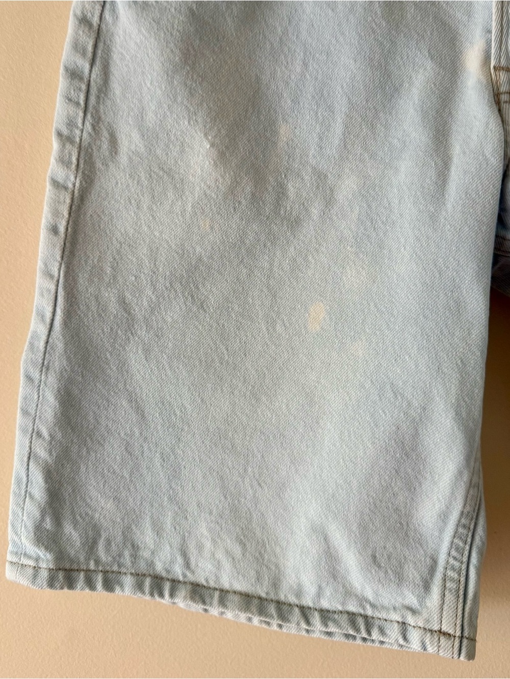 H&M Boys Light Wash Denim Jean Shorts, Size US14 (12-14Y) - Picture 4 of 9